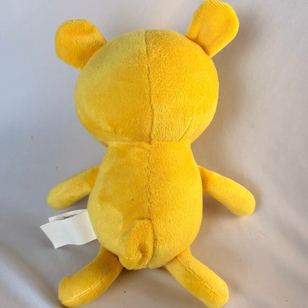 ORIGINAL 2003 PEPPA PIG 8" YELLOW TEDDY BEAR PLUSH - Picture 4 of 7